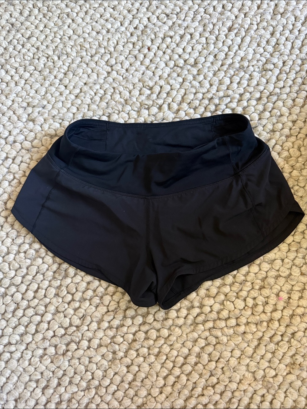 lululemon athletica Black Women's Athletic Running Shorts